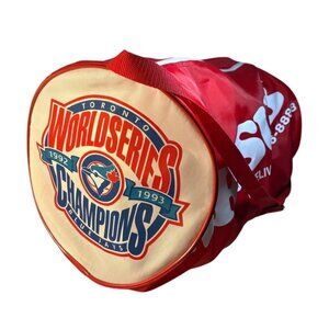 Toronto Blue Jays Duffle Bag 1992-1993 World Series Champions Red Mr. Sub 18"